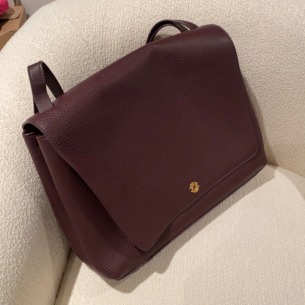 Dagne Dover oxblood satchel brand new, never used